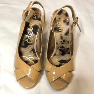 Sam Edelman Arianna nude wedge espadrille sandals